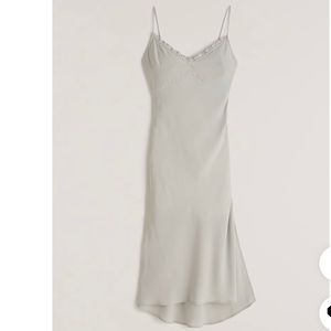 Abercrombie Faux Silk slip dress